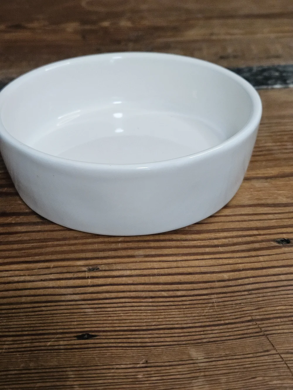 Rae Dunn MEOW Ceramic Cat Bowl in White